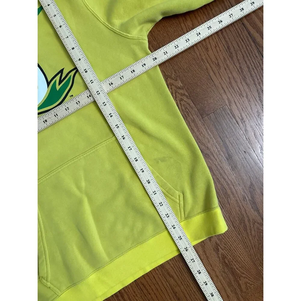 Oregon Ducks Vintage Nike Yellow Duck Logo Hoodie Sweatshirt Men's Size Small‎
